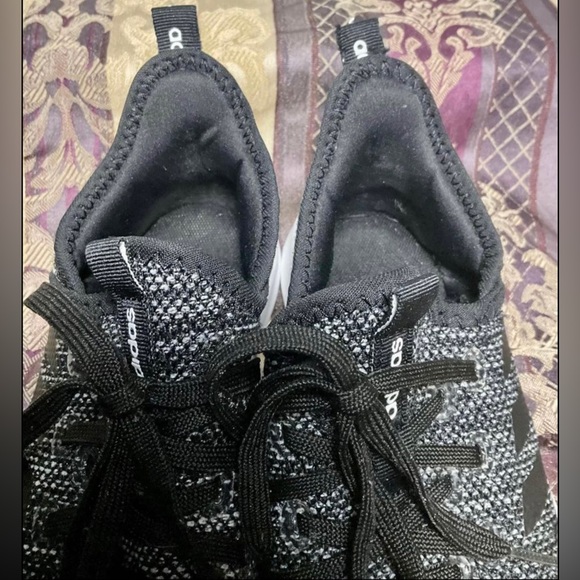 Adidas Women’s Cloudfoam Pure DB0694 Black Running Shoes Size 6 - Picture 9 of 10